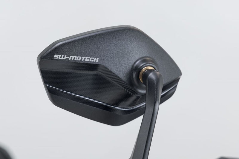 SW-Motech Bar end Mirrors - Left, Right, Black - MIR.01.971.10001
