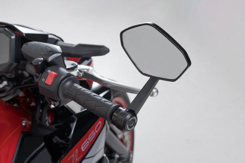 SW-Motech Bar end Mirrors - Left, Right, Black - MIR.08.866.10000