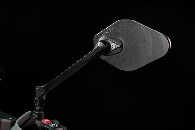 Gilles Tooling Stratos Mirror M8 - Right, Black