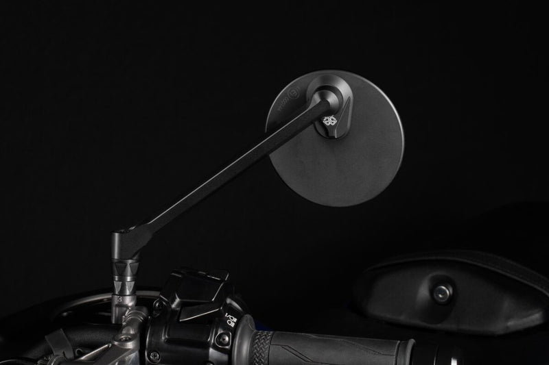 Gilles Tooling Moon Mirror M8 - Left, Black