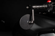 Gilles Tooling Moon Barend-mirror Round M12 - Black, Handlebar End