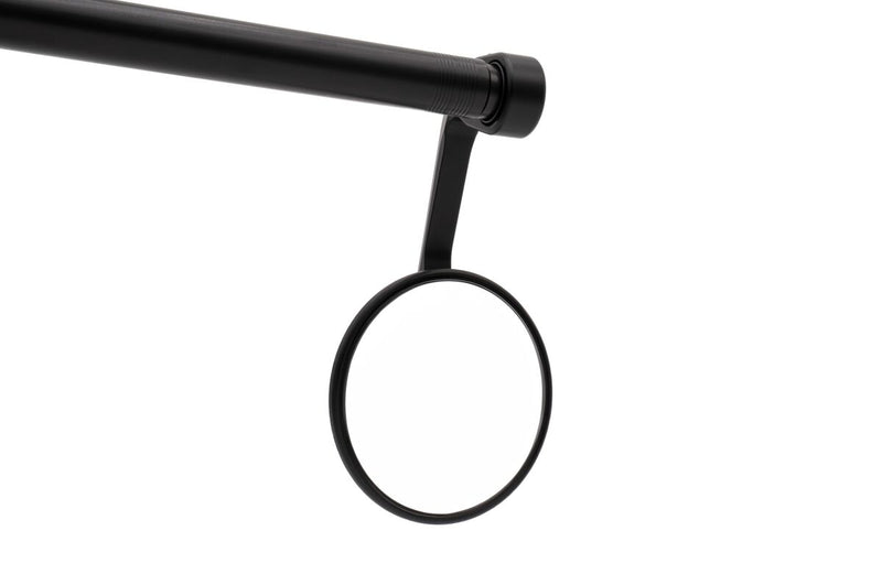 Gilles Tooling Moon Barend-mirror Round M12 - Black, Handlebar End