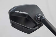SW-Motech Sport Mirror Set Short Arm - Black, Side View