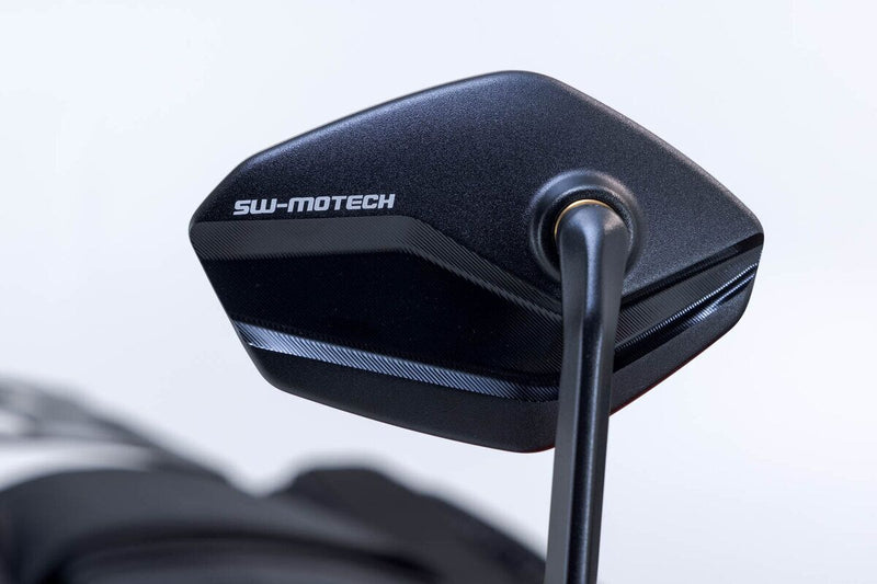 SW-Motech Bar end Mirrors - Left, Right, Black - MIR.04.882.10001