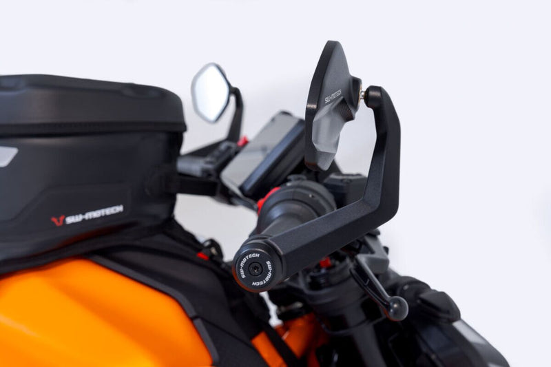 SW-Motech Bar end Mirrors - Left, Right, Black - MIR.04.882.10001