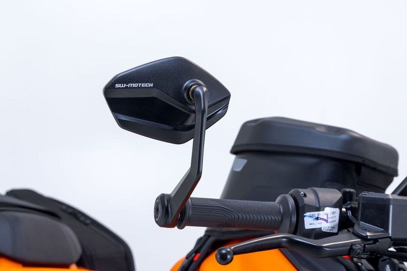 SW-Motech Bar end Mirrors - Left, Right, Black - MIR.04.882.10001