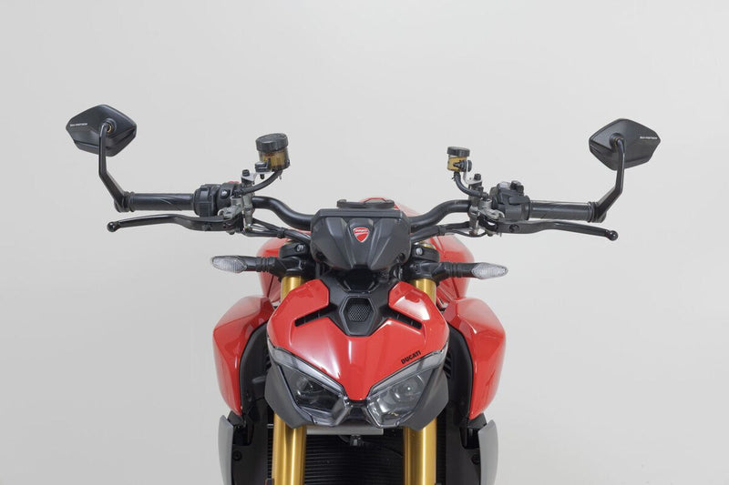 SW-Motech Bar end Mirrors - Left, Right, Black - MIR.04.882.10002