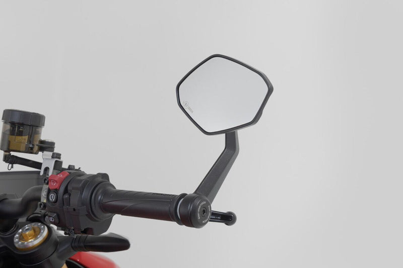 SW-Motech Bar end Mirrors - Left, Right, Black - MIR.04.882.10002
