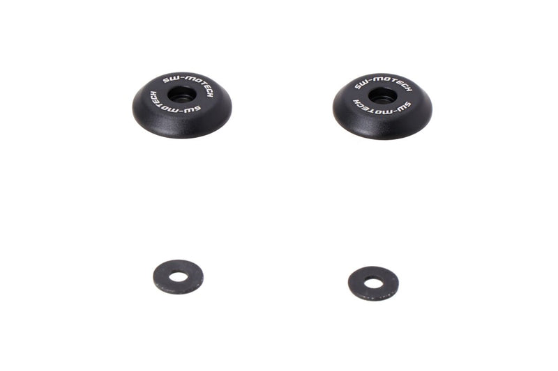 SW-Motech Bar End Mirror Mounting Kit - Left, Right, Black