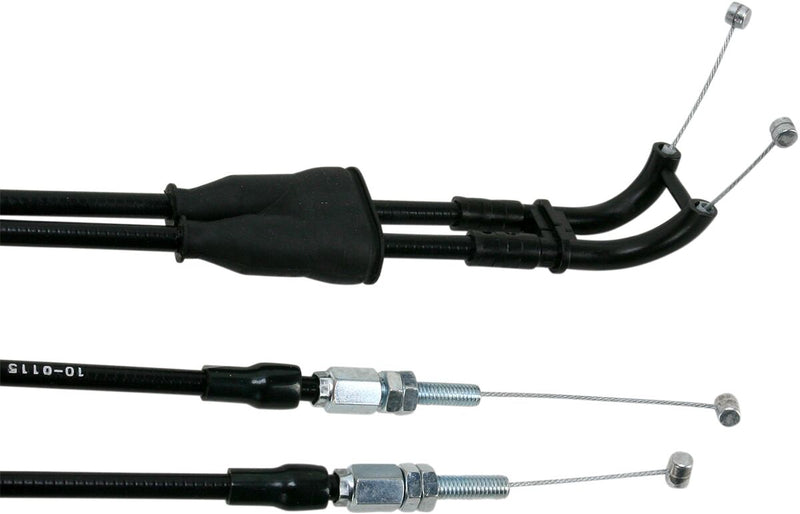 Motion Pro Black Vinyl Throttle Cable - Standard - 10-0115
