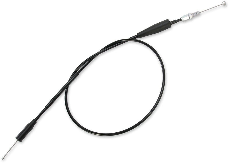 Moose Offroad Hard-parts Black Vinyl Throttle Cable - Black, Flat - 45-1015