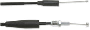 Moose Offroad Hard-parts Black Vinyl Throttle Cable - Black, Flat - 45-1015