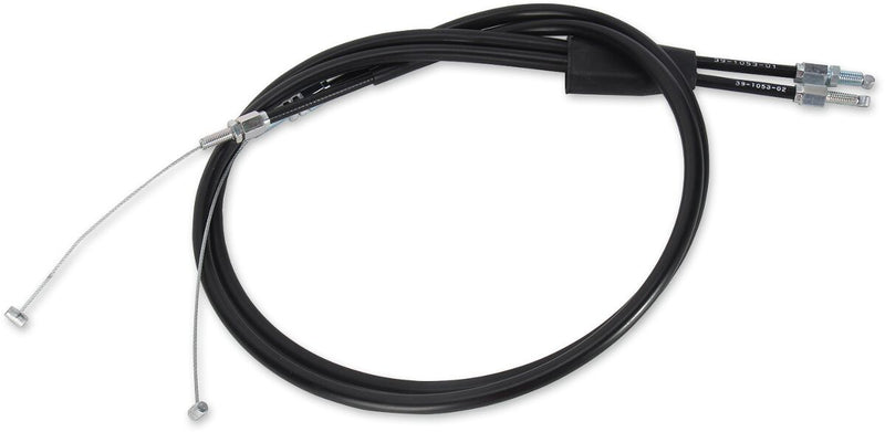 Moose Offroad Hard-parts Black Vinyl Throttle Cable - Black, Flat - 45-1020