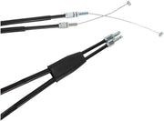 Moose Offroad Hard-parts Black Vinyl Throttle Cable - Black, Flat - 45-1020