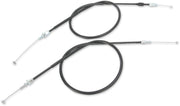 Moose Offroad Hard-parts Black Vinyl Throttle Cable - Black, Flat - 45-1021
