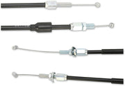 Moose Offroad Hard-parts Black Vinyl Throttle Cable - Black, Flat - 45-1021