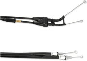 Moose Offroad Hard-parts Black Vinyl Throttle Cable - Black, Flat - 45-1032