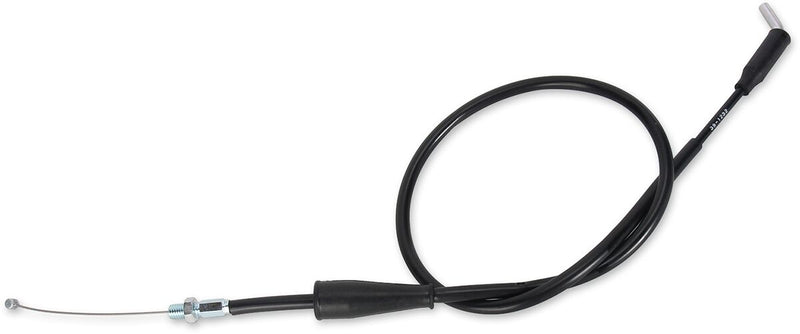 Moose Offroad Hard-parts Black Vinyl Throttle Cable - Black, Flat - 45-1042