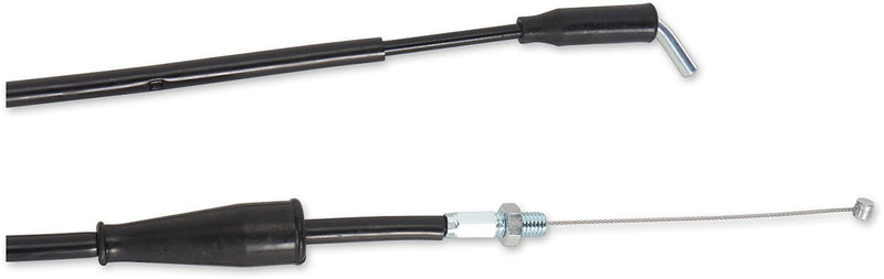 Moose Offroad Hard-parts Black Vinyl Throttle Cable - Black, Flat - 45-1042