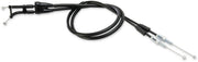 Moose Offroad Hard-parts Black Vinyl Throttle Cable - Black, Flat - 45-1044