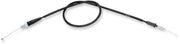 Moose Offroad Hard-parts Black Vinyl Throttle Cable - Black, Flat - 45-1046