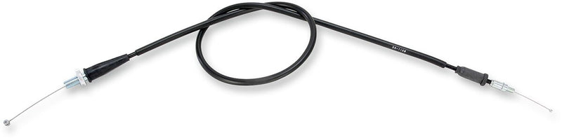 Moose Offroad Hard-parts Black Vinyl Throttle Cable - Black, Flat - 45-1046