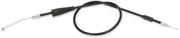 Moose Offroad Hard-parts Black Vinyl Throttle Cable - Black, Flat - 45-1049
