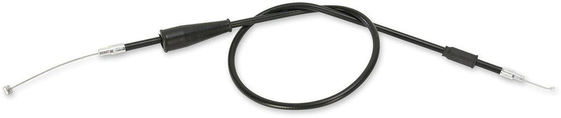 Moose Offroad Hard-parts Black Vinyl Throttle Cable - Black, Flat - 45-1049