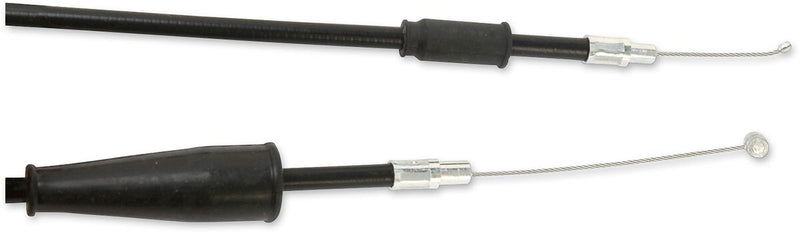 Moose Offroad Hard-parts Black Vinyl Throttle Cable - Black, Flat - 45-1049
