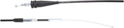Moose Offroad Hard-parts Black Vinyl Throttle Cable - Black, Flat - 45-1070