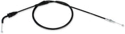 Moose Offroad Hard-parts Black Vinyl Throttle Cable - Black, Flat - 45-1072