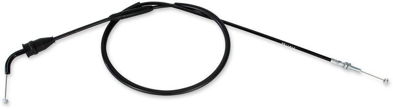 Moose Offroad Hard-parts Black Vinyl Throttle Cable - Black, Flat - 45-1072