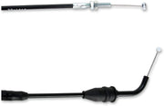Moose Offroad Hard-parts Black Vinyl Throttle Cable - Black, Flat - 45-1072