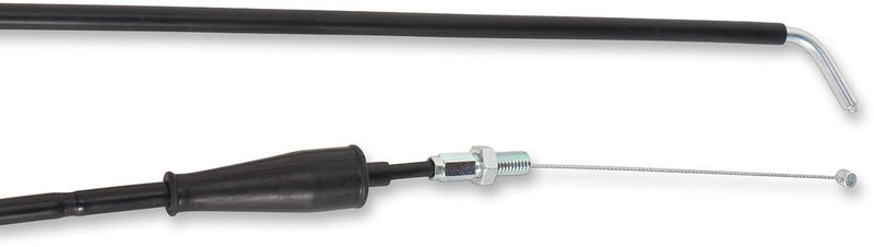 Moose Offroad Hard-parts Black Vinyl Throttle Cable - Black, Flat - 45-1121