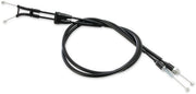 Moose Offroad Hard-parts Black Vinyl Throttle Cable - Black, Flat - 45-1176