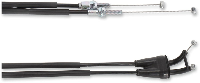 Moose Offroad Hard-parts Black Vinyl Throttle Cable - Black, Flat - 45-1178
