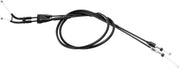 Moose Offroad Hard-parts Black Vinyl Throttle Cable - Black, Flat - 45-1180