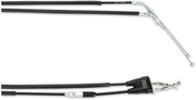 Moose Offroad Hard-parts Black Vinyl Throttle Cable - Black, Flat - 45-1185