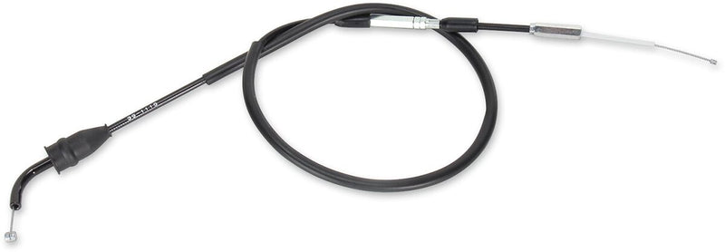 Moose Offroad Hard-parts Black Vinyl Throttle Cable - Black, Flat - 45-1195