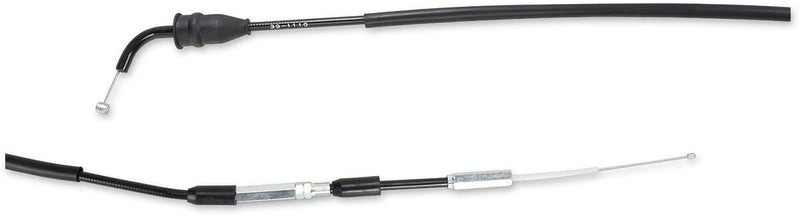 Moose Offroad Hard-parts Black Vinyl Throttle Cable - Black, Flat - 45-1195