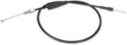 Moose Offroad Hard-parts Black Vinyl Throttle Cable - Black, Flat - 45-1203