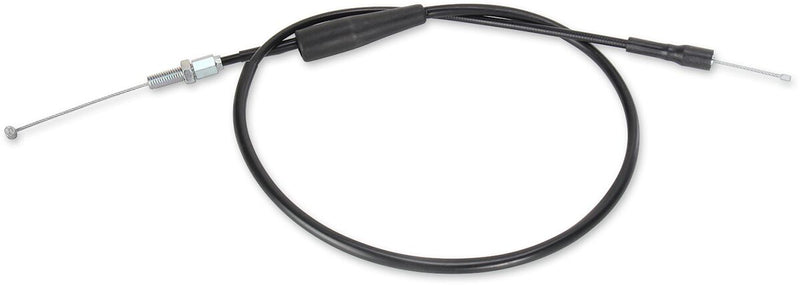 Moose Offroad Hard-parts Black Vinyl Throttle Cable - Black, Flat - 45-1203