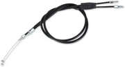 Moose Offroad Hard-parts Black Vinyl Throttle Cable - Black, Flat - 45-1208