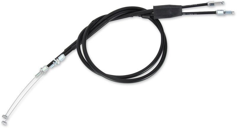 Moose Offroad Hard-parts Black Vinyl Throttle Cable - Black, Flat - 45-1208