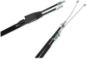 Moose Offroad Hard-parts Black Vinyl Throttle Cable - Black, Flat - 45-1208