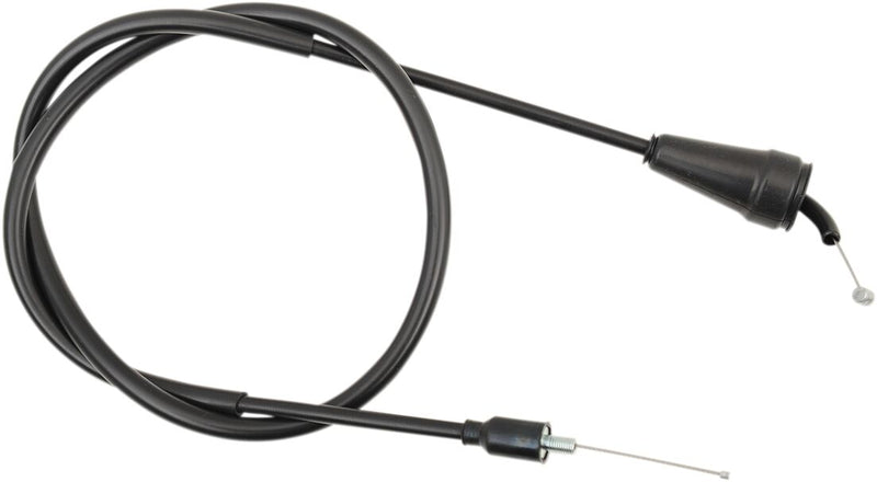 Moose Offroad Hard-parts Black Vinyl Throttle Cable - Black, Flat - 45-1259