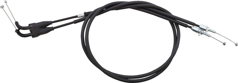 Moose Offroad Hard-parts Black Vinyl Throttle Cable - Black, Flat - 45-1273