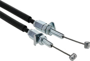 Moose Offroad Hard-parts Black Vinyl Throttle Cable - Black, Flat - 45-1273