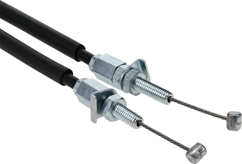 Moose Offroad Hard-parts Black Vinyl Throttle Cable - Black, Flat - 45-1273