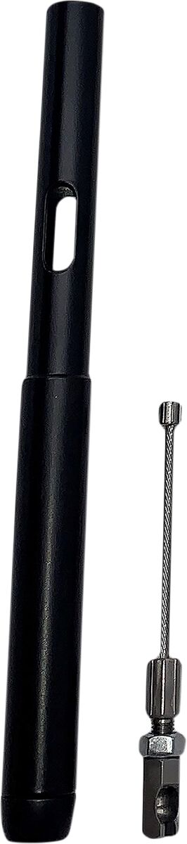 FAT Baggers INC. EZ Install Clutch Cable Extension - +10 cm (4") - Black, Silver